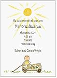 Wagon Girl Party Invitation