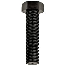 Nylon 6/6 Hex Bolt, Metric, Hex Head, Metric Threads, M8-1.25 Thread Size, 80mm Length, Fully Threaded, Made In US, Pack Of 100