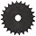 Martin Roller Chain Sprocket, Reboreable, Type A Hub, Single Strand, 35 Chain Size