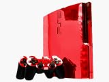 71hXqY3CQIL. SL160  Sony PlayStation 3 Slim Skin    NEW   RED CHROME MIRROR system skins faceplate decal mod