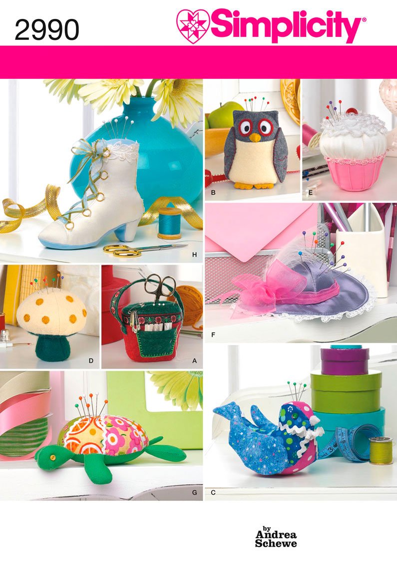  Simplicity 2990 Pin Cushions Pattern