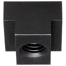 Grade 2 C-1018 Steel T-Slot Nut, UNC 2B Threads, 1/2"-13 Thread Size, 5/8" Slot Width