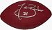 Tiki Barber Autographed Football (Unframed)