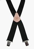Heavy Duty 2 inch Clip-End Work Suspenders for Tool Pouches and Work Aprons by Tandy