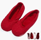 Womens Cable Fleece Ballerina Slippers by ISOTONER