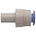 SMC KDM Series Polybutylene Terephthalate Rectangular Plug Side Multi-Connector, 6mm Tube OD
