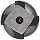 Union Butterfield T400 High Speed Steel Core Drill Bit, Black Oxide Finish, Morse Taper Shank, Spiral Flute, 118 Degree Point Angle, 1 3/32"