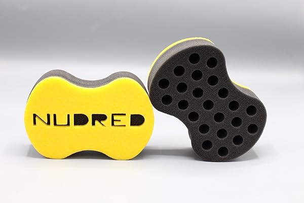 Curl Sponge Nudred The Original Yellow Curve Curl Hair Sponge