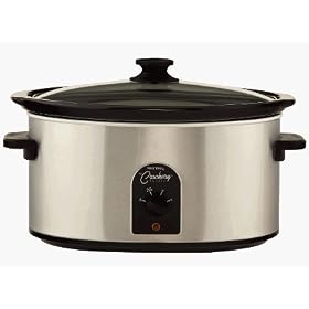W.BEND SLOW COOKER 6qt ROUND S S by West Bend