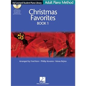 Christmas Favorites Book 1- Hal Leonard Student Piano Library Adult Piano Method - Book and CD Package