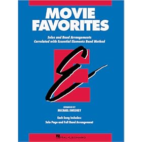 Movie Favorites - Eb Baritone Saxophone - Essential Elements Band Folios - Book
