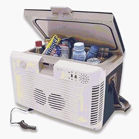 Click here to buy Wagan 2349 10 Liter Thermo Electric Fridge  Warmer with Radio.