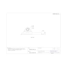 Sealmaster SPG-43C-12 Protected Screw Take-Up Unit, Style "G", Setscrew Locking Collar, Contact Seals, 2-11/16" Bore , 12" Travel, 31-1/2" x 3" Bolt Hole Spacing