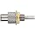 Luer Stainless Steel 316 Female Bulkhead Adaptor, For 3/32" Tube, 1/4-32 Thread