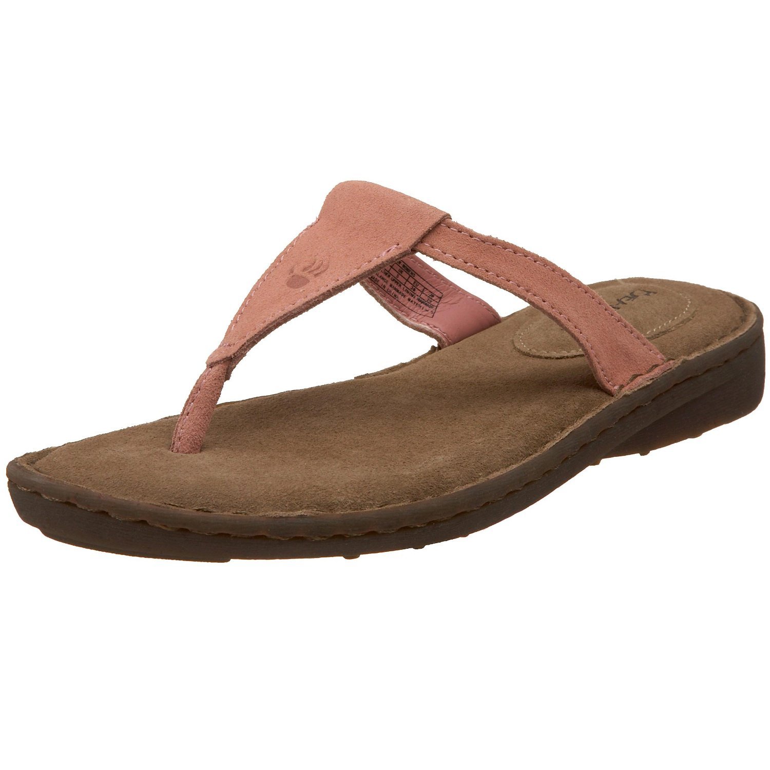 BEARPAW Women's Verbena T-Strap Sandal--salmon