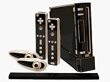 71i7FvLA8QL. SL160  Nintendo Wii Skin   NEW   BLACK CHROME MIRROR system skins faceplate decal mod