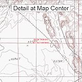 USGS Topographic Quadrangle Map - Rock Station, Arizona (Folded/Waterproof)