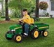 John Deere Turf Tractor with Trailer