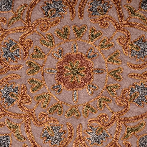 Imagen 3 de Trabajo hecho a mano bordado de Algodón Cojín establecer tamaño cover set 16 x 16 pulgadas Juego de 5 piezas