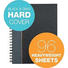 TOPS Royale Business Hardcover Notebook, College Rule, 8 x 10.5 Inches, White, 96 Sheets (25331)
