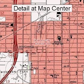 USGS Topographic Quadrangle Map - Oklahoma City, Oklahoma (Folded/Waterproof)