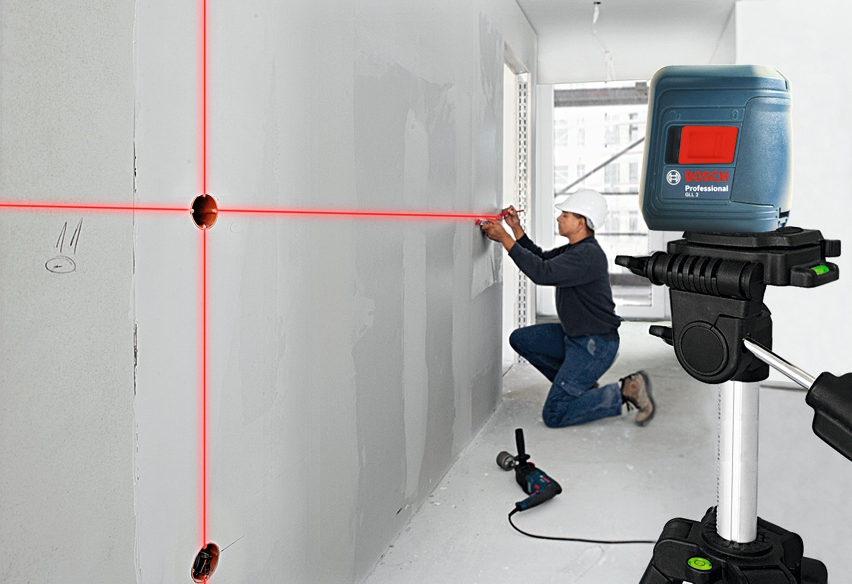 Bosch GLL 2 SelfLeveling CrossLine Laser Level with Mount eBay