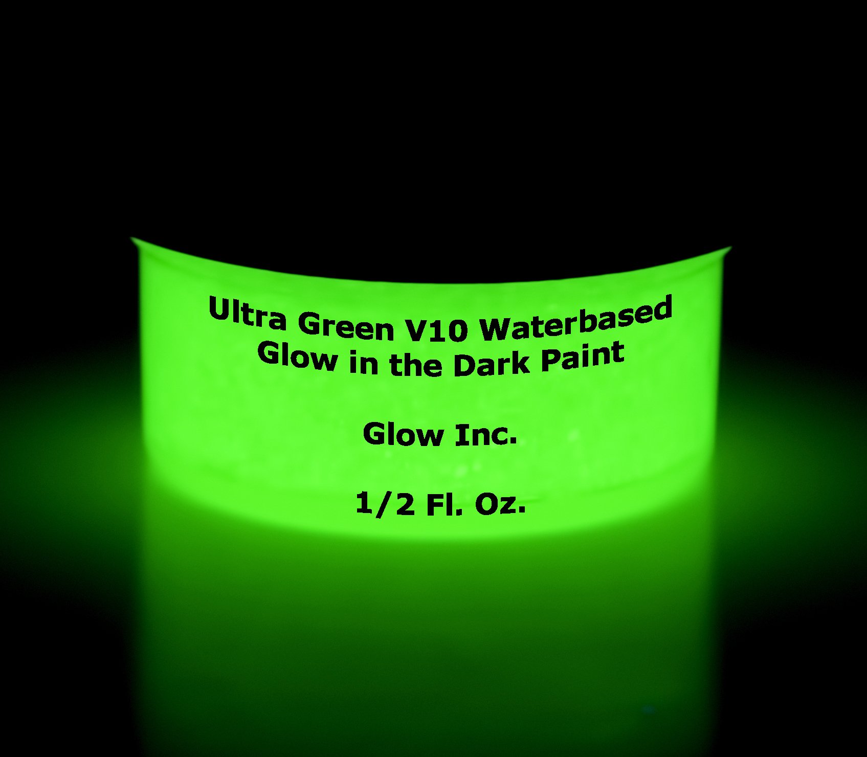 Ultra Green V10 Glow in The Dark Paint 1 2 Fluid oz Ounce Inc Star