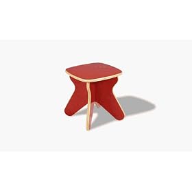 Eco-friendly Kid's Boogie Board Stool - Surfin Kids Fire Finish by Ecotots