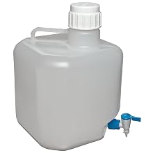 Azlon (PP) Octagonal Heavy Duty Autoclavable Carboy, with Stopcock
