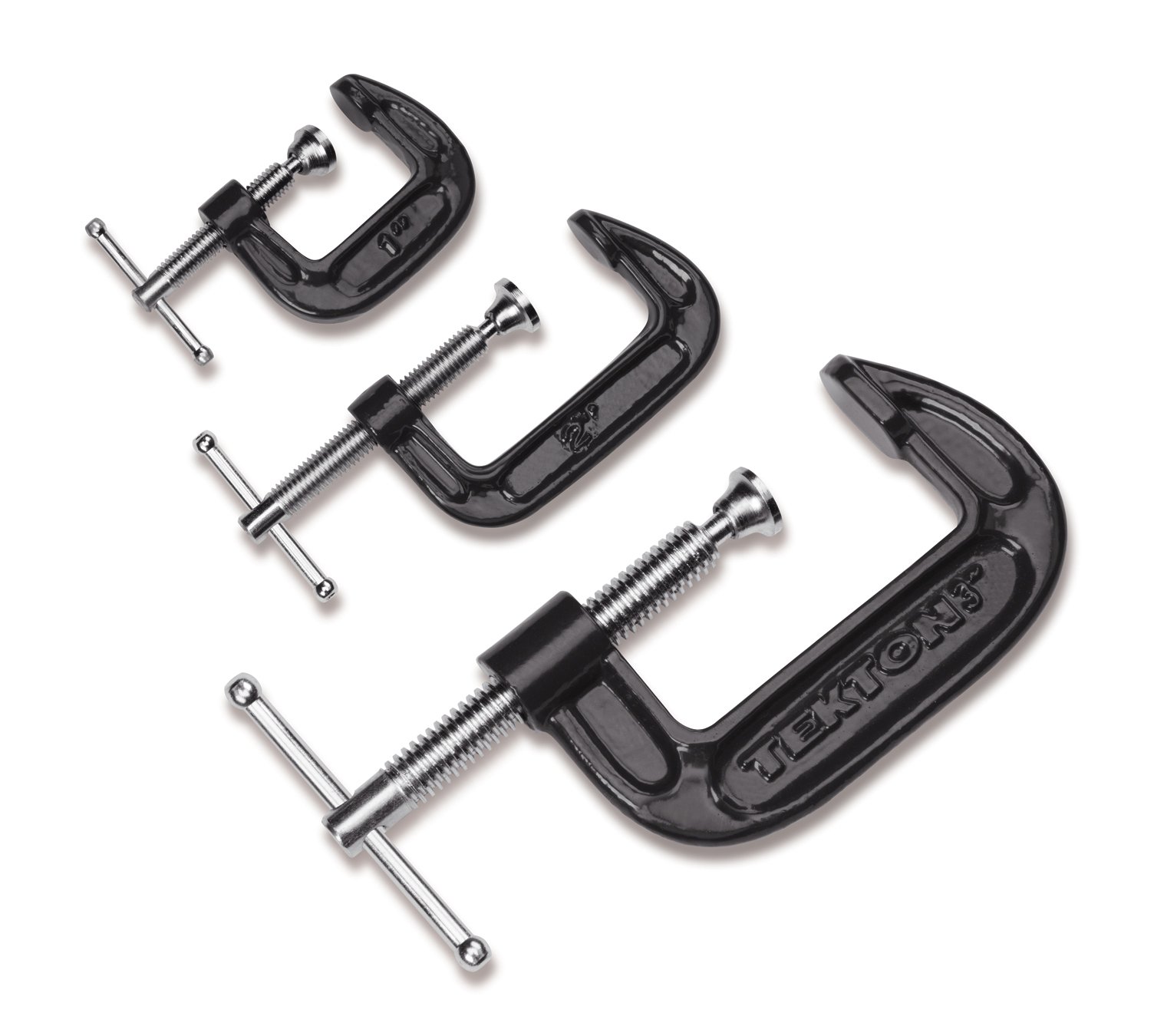 Tekton 91809 Heavy-Duty C-Clamp Set 3-Piece Tekton 9 71ihJSEkmHL