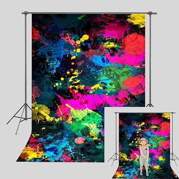 Art Studio 80 S 90 S Theme Abstract Graffiti Painting Art