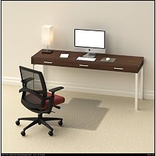 Tenex Planet-Saver Foldable Chairmat, Average Lip, 45 x 53 Inches, 0.12 Inch thickness, Gripper Back Style (23211030F)