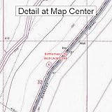 USGS Topographic Quadrangle Map - Kettleman City, California (Folded/Waterproof)