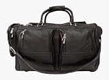 Traveler 20 Duffel Bag with Pockets on Wheels Color: Black
