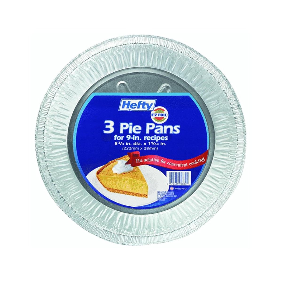 Ez Foil 90834 Hefty Aluminum Foil Pie Pan, 12 pieces
