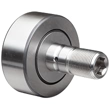 INA KR Series Cam Follower, Stud Type, Sealed, Steel, Metric