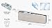CRL Brushed Stainless Finish Curved Top Door Patch Fitting with INT304 Insert