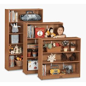SPROUTZ Bookcase, 48 inch (Black Trim), by Jonti-Craft