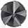 Melin Tool CCMG Solid Carbide Square Nose End Mill, General Purpose, Uncoated (Bright) Finish, Single Cut, 4 Flutes, Center Cutting