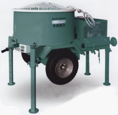 IMER MORTARMAN 360 Towable Mixer 12 cu. ft. - w/ 9 hp Honda gas - model 1184580