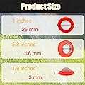ColumPRO 20 Pieces Stainless Steel Hose Coupling Filter Silicone Washers