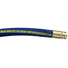 Parker 7373T Blue Thunder UHMW Chemical Blue Ultra High Molecular Weight Polyethylene (UHMW) Hose Assembly, F x F Camlocks Stainless Steel (Part C x C)