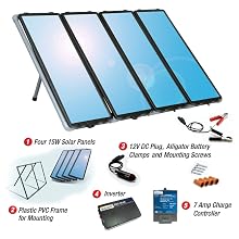 Sunforce 50048 60W Solar Charging Kit