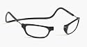 CliC Long Adjustable Front Connect Ready Reader, Black, 1.50 Strength
