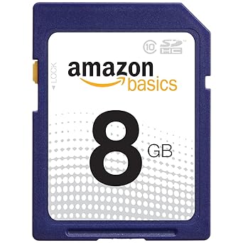 AmazonBasics SDHC Class 10 8 GB Secure Digital Card