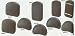 S BAR PAD GRAVE STUDED