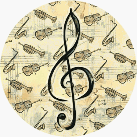 Music Study Thirstystone Sandstone Coaster Set