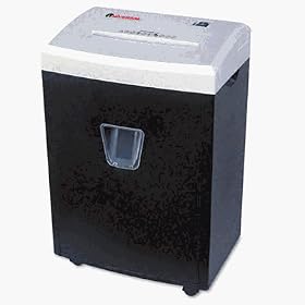 UNIVERSAL OFFICE PRODUCTS Heavy-Duty 38251 Strip-Cut Shredder, Black/Silver