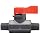 Asahi America Labcock PVC Ball Valve, Inline, Unibody, Lever, 1/4" NPT Male