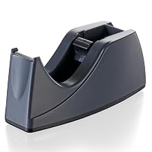 Officemate Recycled Deluxe Heavy Duty Tape Dispenser, Black (96664)